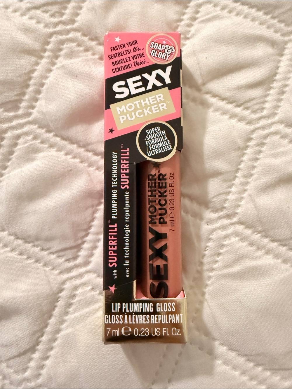 Soap & Glory Sexy Mother Pucker Lip Plumping Gloss - Light Pink